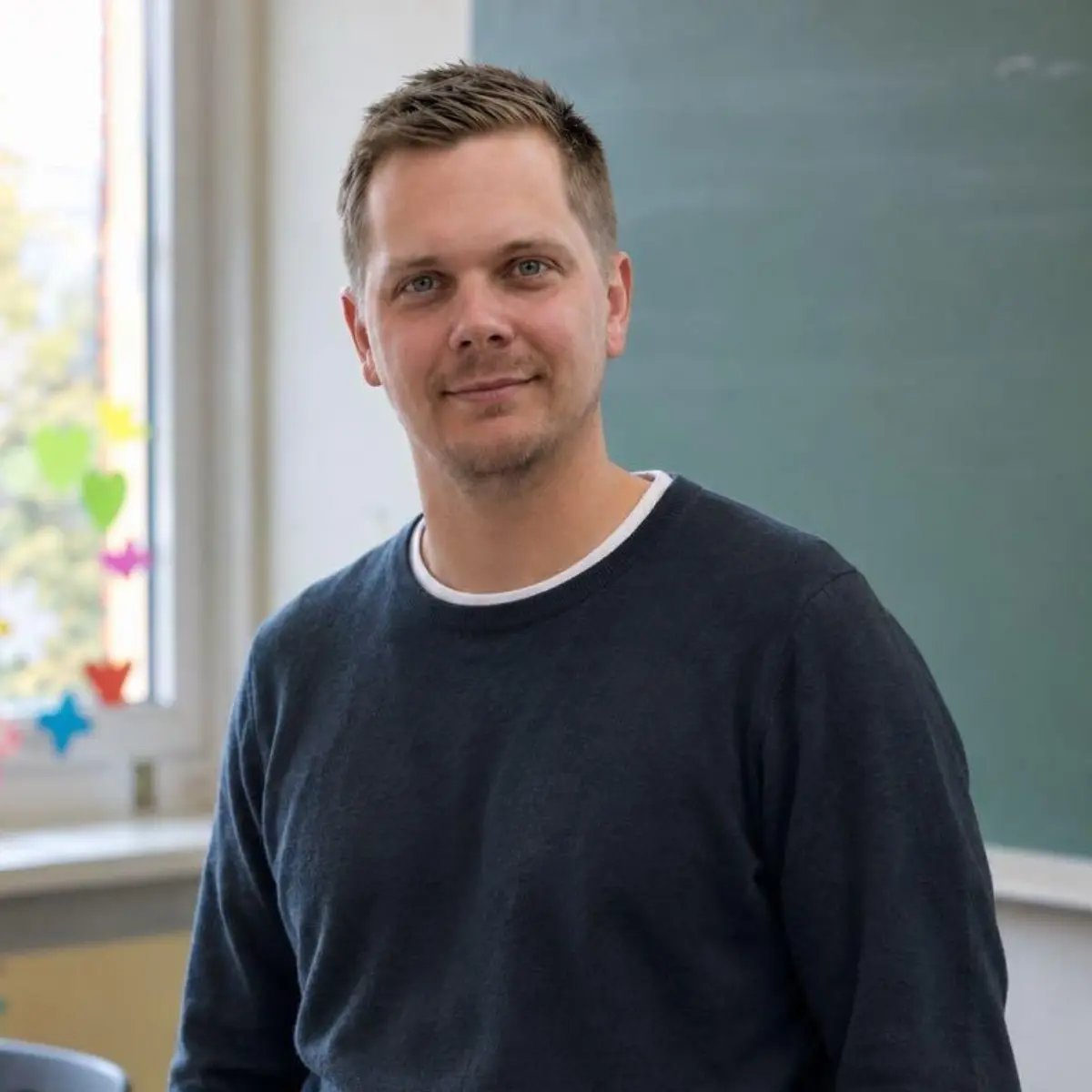 Christopher Meyer ist Lehrer an der Grundschule Kronsberg in Hannover.
