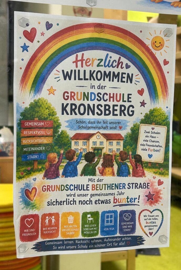 Herzlich willkommen an der Grundschule Kronsberg.